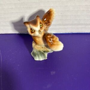 Bone China Owl Figurine